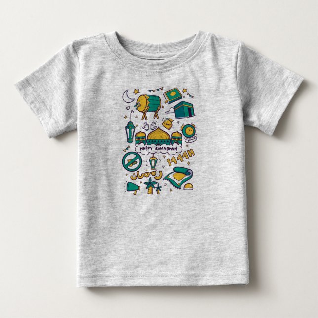 Fasten von Rmadan auf Baby T-shirt (Vorderseite)