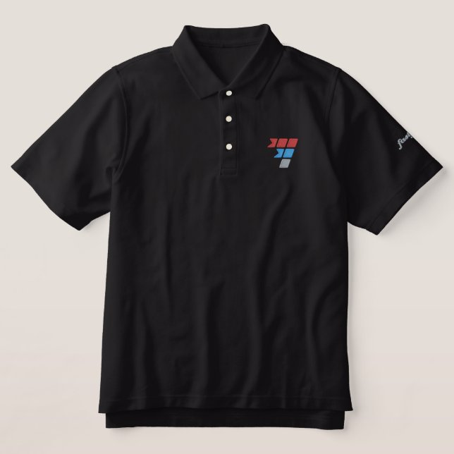 fastfan™ besticktes Polo (Design Vorderseite)