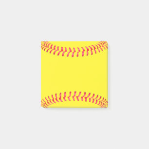 Fastfeld Softball Coach oder Spielersportbüro Post-it Klebezettel