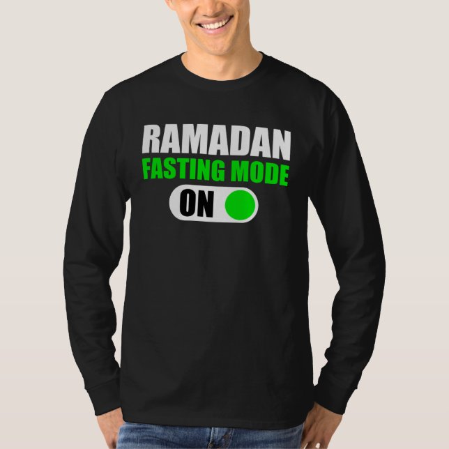 Fasting Mode On Ramadan Kareem Ramadan Mubarak Mon T-Shirt (Vorderseite)