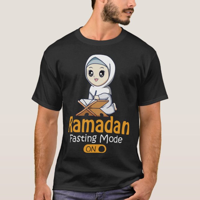 Fasting Mode Ramadan On  Cool Islamic fasting  Ide T-Shirt (Vorderseite)