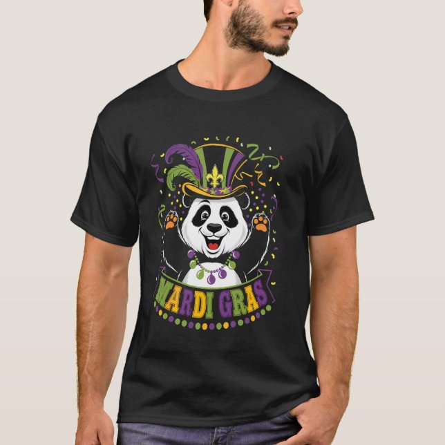 Fastnachts-Panda T-Shirt (Vorderseite)