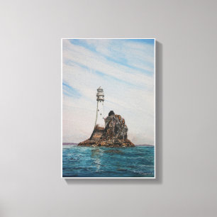 Fastnet Leuchtturm, Korken, Irland Leinwanddruck