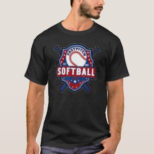Fastpech Softball Est 1887 USA T-Shirt