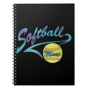 Fastpech Softball Mama Athletic Schwanz Notizblock