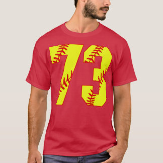 Fastpech Softball Nummer 73 73 Softball Shirt Jer