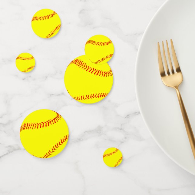 Fastpech Softball Party Table Confetti Konfetti (Gruppe)