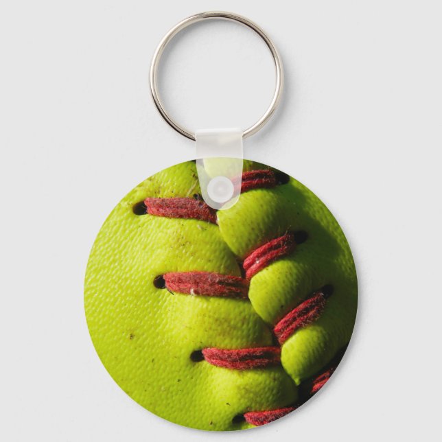 Fastpech Softball Seam Schlüsselanhänger (Vorderseite)