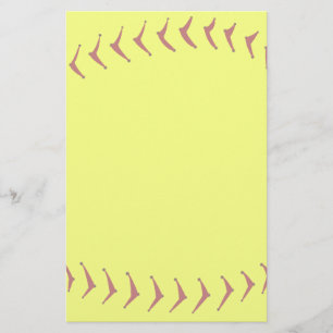 Fastpitch Softball-Briefpapier Briefpapier