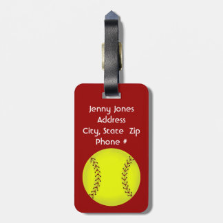 Fastpitch Softball-Gepäckanhänger Gepäckanhänger