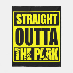 Fastpitch Softball gerades Outta der Park Fleecedecke
