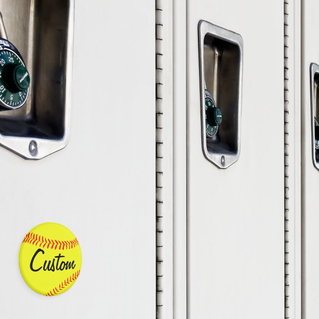 Fastpitch Softball Individueller Magnet (In Situ (Schrank))