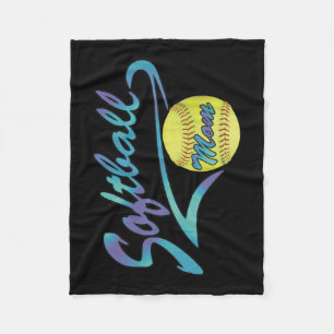 Fastpitch Softball-Mama-athletischer Schwanz Fleecedecke