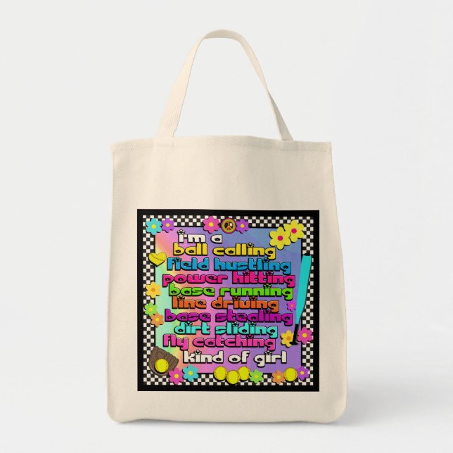 Fastpitch Softball-Spieler-Taschen-Tasche Tragetasche (Vorne)