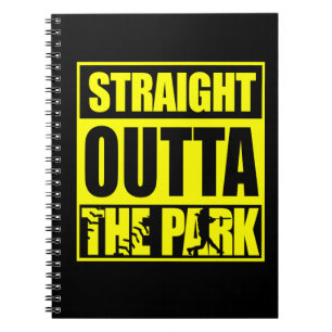 Fastpitch Softball Straight Outta The Park Notizblock