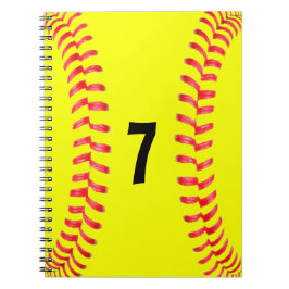 Fastpitch Softball Student-Athlete Spiral Notebook Notizblock