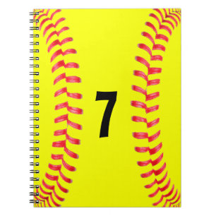 Fastpitch Softball Student-Athlete Spiral Notebook Notizblock