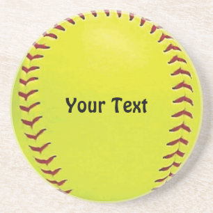 Fastpitch Softball-Untersetzer Getränkeuntersetzer