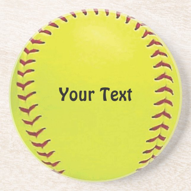 Fastpitch Softball-Untersetzer Getränkeuntersetzer (Vorne)