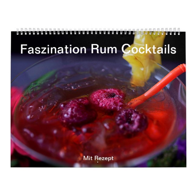 Faszination Rum Cocktails Kalender (Titelbild)