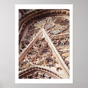 "Faszinations-" Kirchen-Architektur-Aquarell Poster
