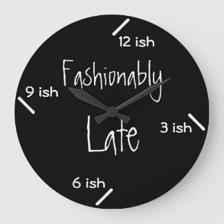 Faszinierend spät große wanduhr