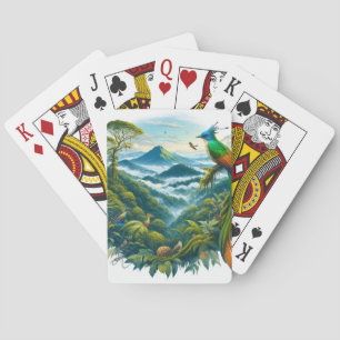 Faszinierende Cloud Forest Designs Spielkarten