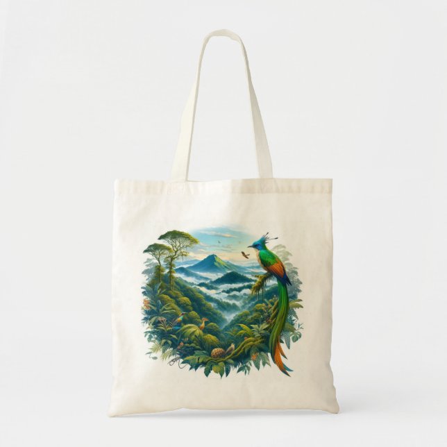 Faszinierende Cloud Forest Designs Tragetasche (Vorne)