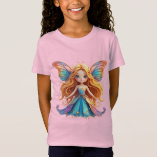 Faszinierende Fantasiewelt mit farbenfrohen Flügel T-Shirt