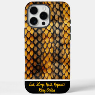 Faszinierende Muster der Schuppenschlange in der N iPhone 16 Pro Max Hülle