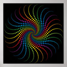 Faszinierende Regenbogenspirale