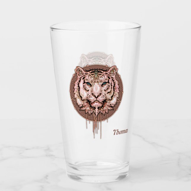 Faszinierende und künstlerische Darstellung eines  Glas (Vorderseite)