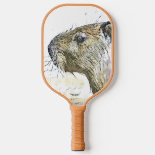 faszinierende veränderte Tiere - Capybara Pickleball Schläger
