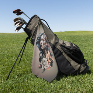 Faszinierendes Wechselspiel zwischen Mensch und Ti Golfhandtuch