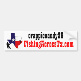 fat%20logo%20#001_AZ, FishingAcrossTx.com, Mist… Autoaufkleber