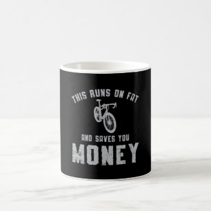 Fat Bike Das läuft auf Fat Bike Biker MTB Fatbike Kaffeetasse