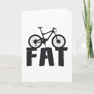 Fat Bike Fat Mountain Bike Liebe Reiten Karte