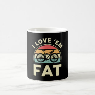 Fat Bike I Liebe'em Fat Mountain Bike Biker Kaffeetasse