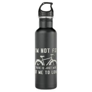 Fat Bike Ich bin nicht fett Liebe Bike Biker MTB F Edelstahlflasche