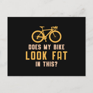 Fat Bike macht mein Bike schauen, ob ich diesen Bi Postkarte