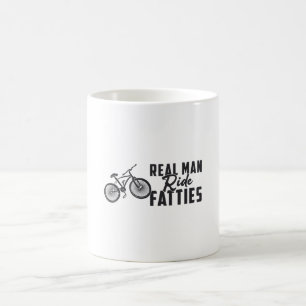 Fat Bike Real Man Reitsport Fatties Biker Rad Love Kaffeetasse