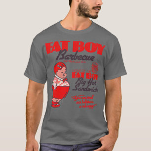 Fat Boy Barbecue Retro GRILLEN Restaurant Dellago T-Shirt