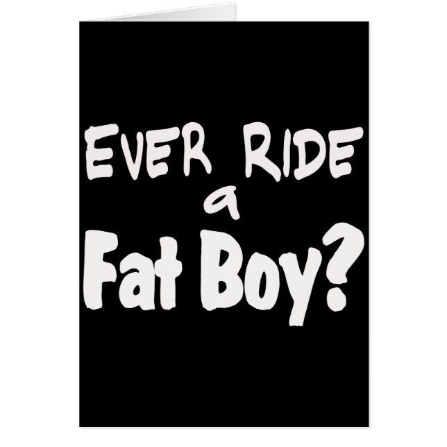 Fat Boy Rider (Devant)