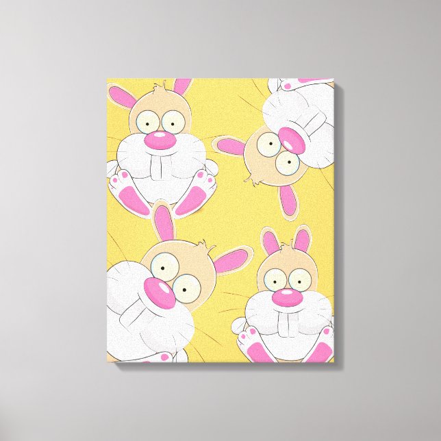 Fat Bunny Leinwanddruck (Vorderseite)