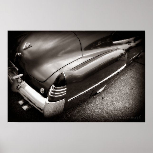 Fat Cadillac Poster Print (Vorne)