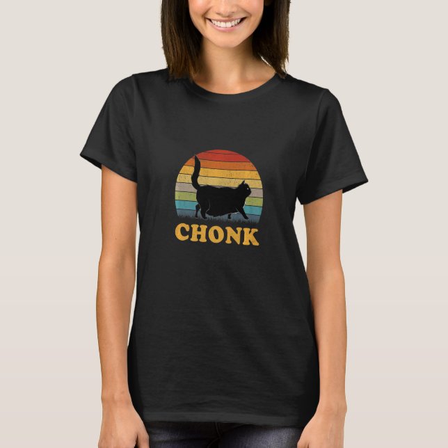 Fat Cats Meme Chonk Cat T-Shirt (Vorderseite)