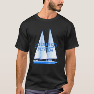 Fat Deer Key Florida Küstensegel T-Shirt
