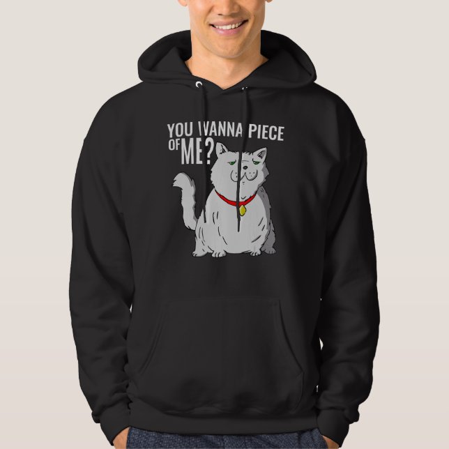 Fat Fluffy Cat Hoodie (Vorderseite)