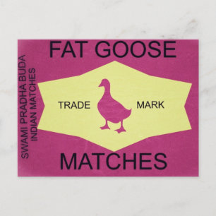 FAT GOOSE POSTKARTE