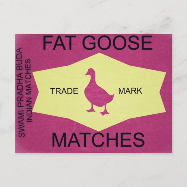 FAT GOOSE POSTKARTE (Vorderseite)